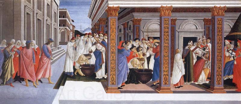 Sandro Botticelli incidents in the life of Saint Zenobius Norge oil painting art